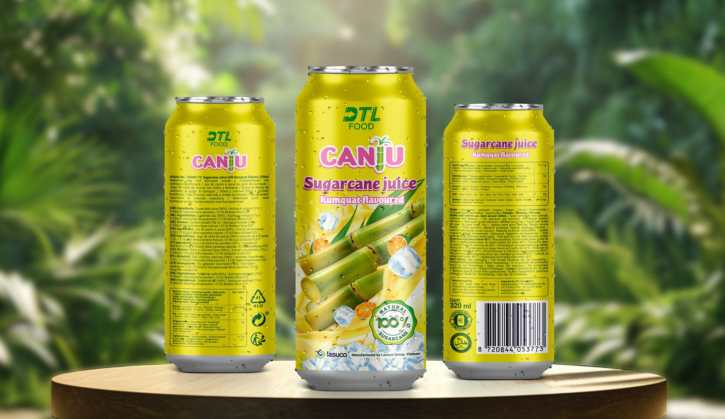 CANJU - Sugarcane Juice 320ml x 6 blikken