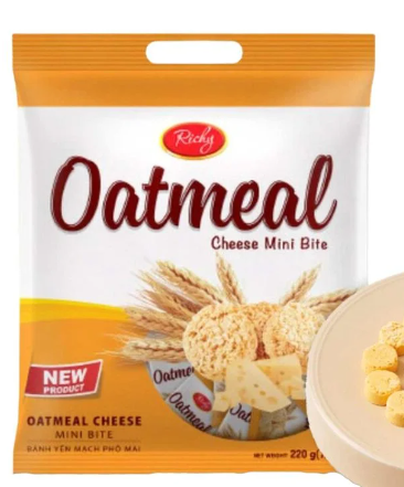 50000174 - RICHY Oatmeal Cheese Mini Bites 220g