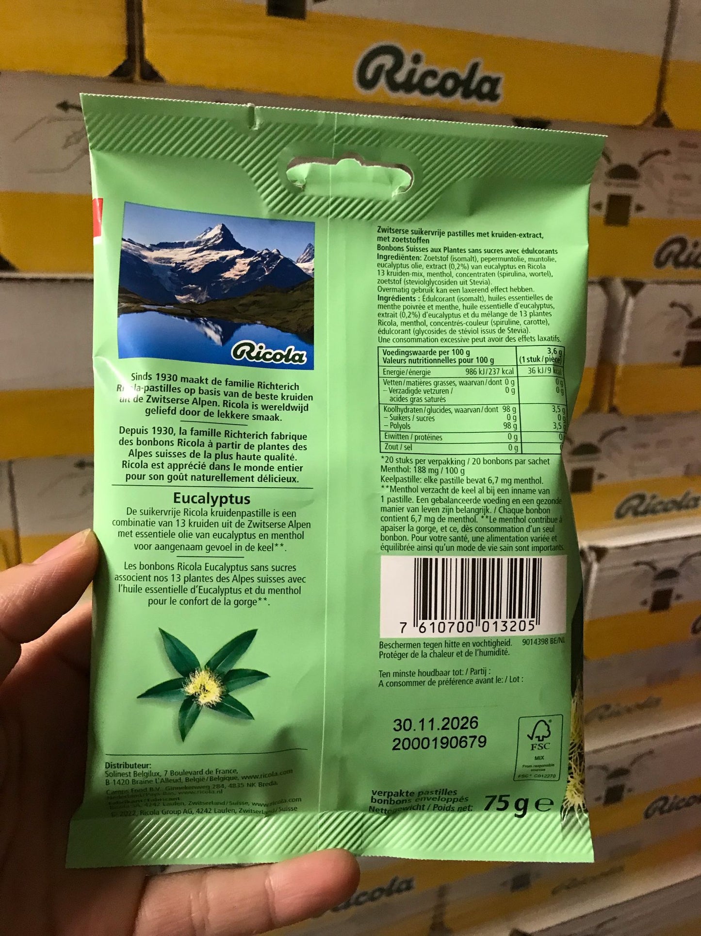 RICOLA Eucalyptus 75g